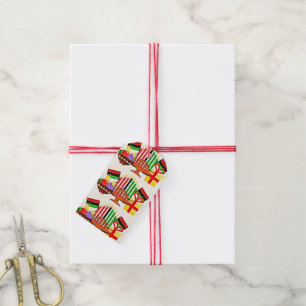 Kwanzaa Table Painting Gift Tags