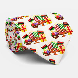 Kwanzaa Table Painting Tie