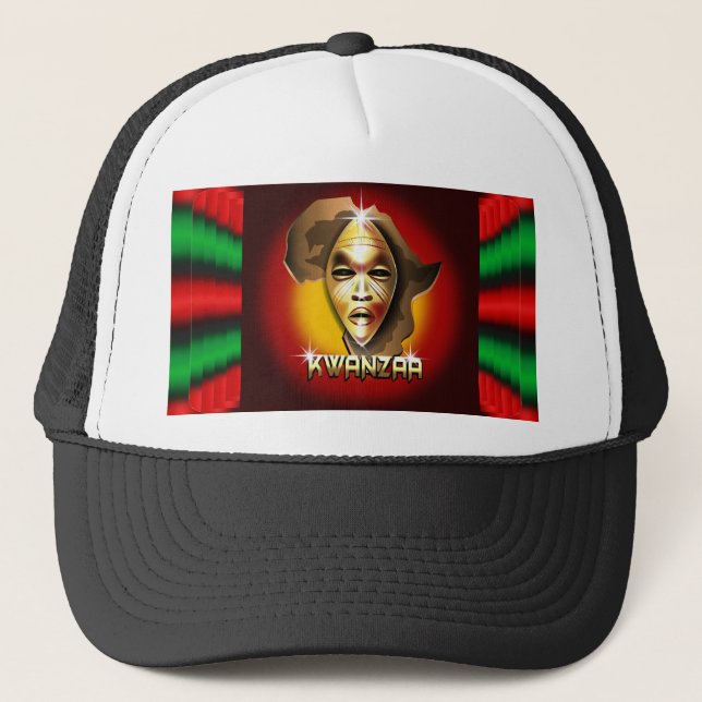Kwanzaa Trucker Hat (Front)