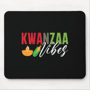 Kwanzaa Vibes African American Harvest Festival Mouse Mat