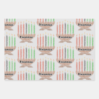 Kwanzaa  wrapping paper sheet