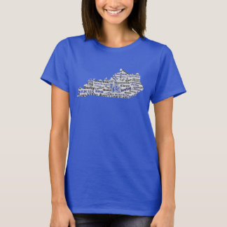KY Word Cloud (V1 Blue) T-Shirt
