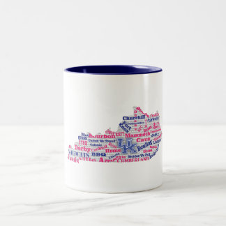 KY Word Cloud (V1 Pink) coffee-mug Two-Tone Coffee Mug