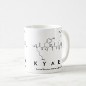 Kyara peptide name mug (Front Right)