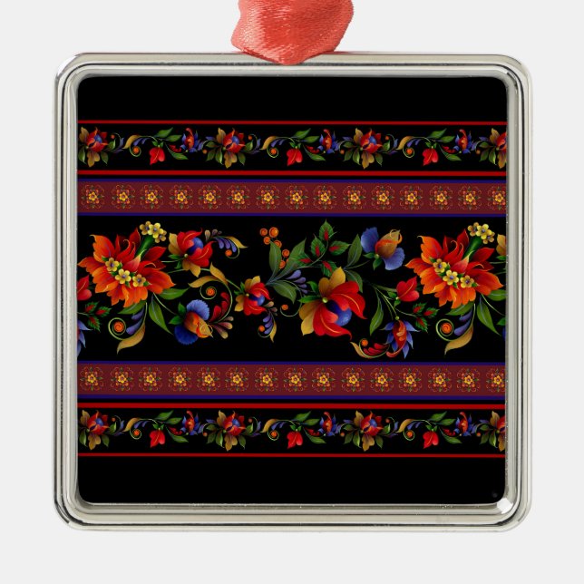 Kyiv Black Metal Tree Decoration (Front)