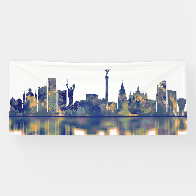 Kyiv Skyline Banner (Horizontal)