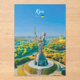 Kyiv, Ukraine - Mother Ukraine Monument Acrylic Invitations