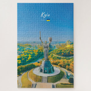 Kyiv, Ukraine - Mother Ukraine Monument Jigsaw Puzzle