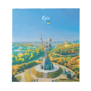 Kyiv, Ukraine - Mother Ukraine Monument Notepad