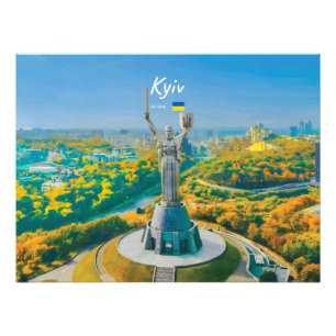 Kyiv, Ukraine - Mother Ukraine Monument Photo Print