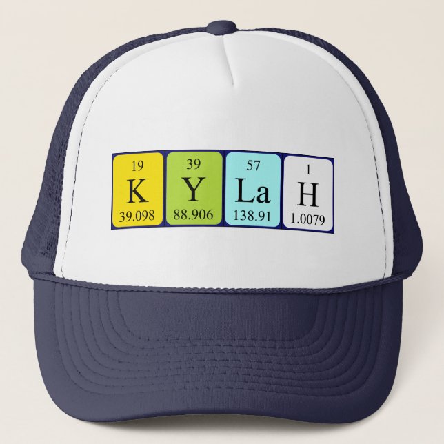 Kylah periodic table name hat (Front)