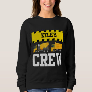Kyle Construction Crew Custom Dumptruck Dump Truck Sweatshirt