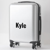 Kyle Mens Name,