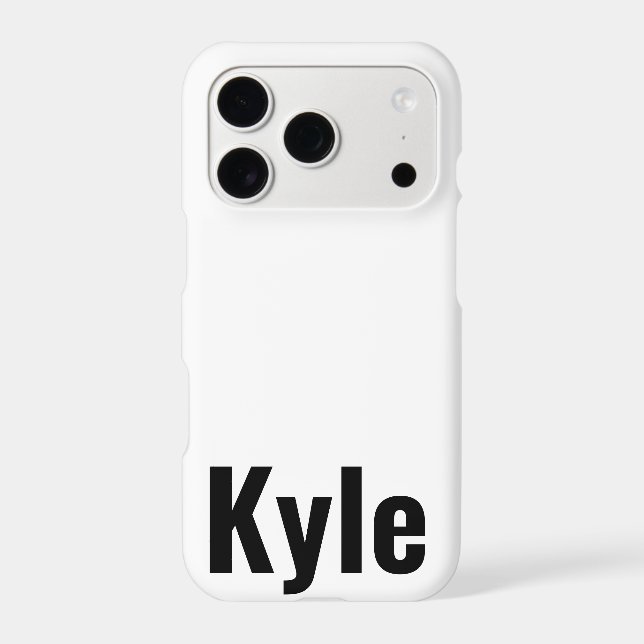 Kyle Mens Name, (Back)