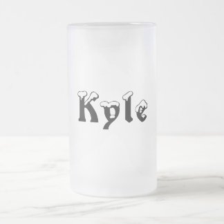 Kyle-Name Style-Frosted Mug