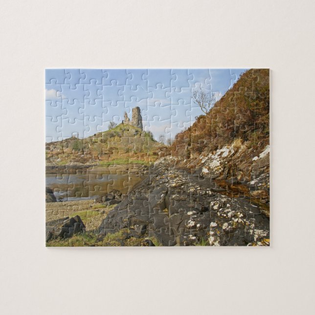 Kyleakin, Scotland. The ancient ruins of Jigsaw Puzzle (Horizontal)