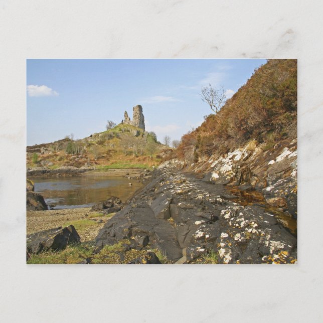 Kyleakin, Scotland. The ancient ruins of Postcard (Front)