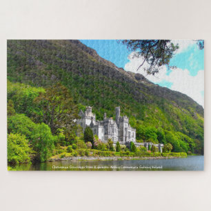 Kylemore Abbey Connemara Galway Ireland. Jigsaw Pu Jigsaw Puzzle