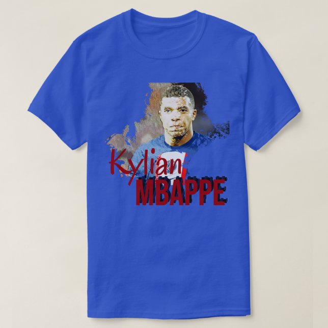 Kylian mbappe Psg player and france T-Shirt (Design Front)