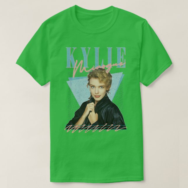 Kylie 80s Retro Fan Design 1 T-Shirt (Design Front)