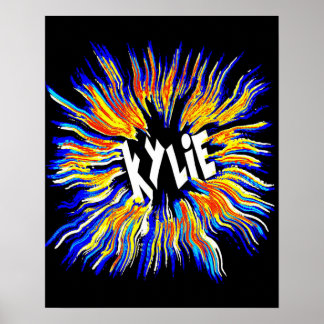 Kylie Name Art Poster
