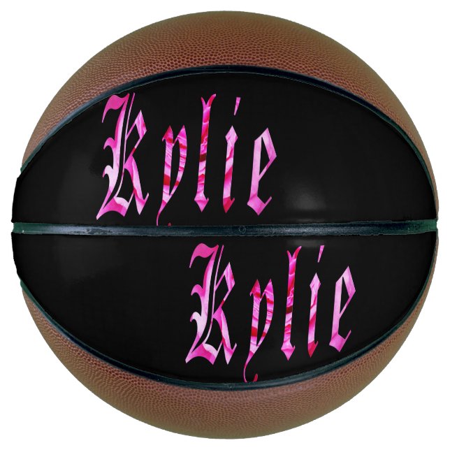 Kylie, Name, Logo, Regulation Size Basketball (Front)