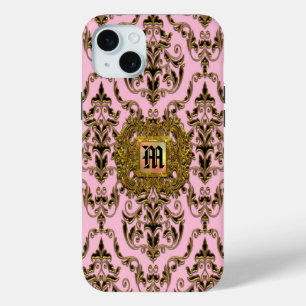 Kylsworth Damask Victorian Girl iPhone 15 Mini Case