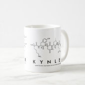 Kynlee peptide name mug (Front Right)