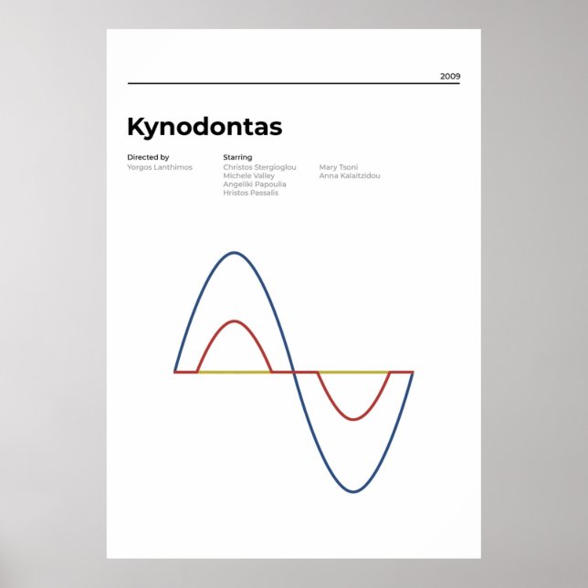 Kynodontas  Dogtooth  Minimalist Movie  Yorgos  Poster (Front)