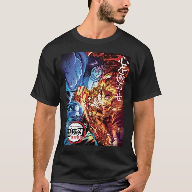 Kyojuro rengoku vs Akaza Classic T-Shirt (Front)