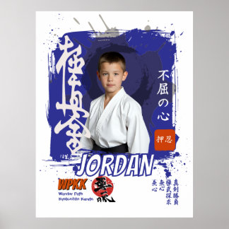 Kyokushin Dojo Student Belt Commemoration Poster