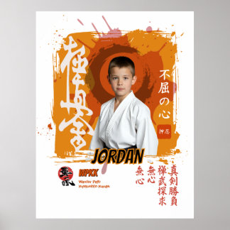 Kyokushin Dojo Student Belt Commemoration Poster