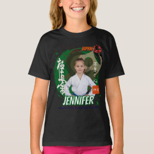 Kyokushin Girl Green Belt Personalised Team T-Shirt