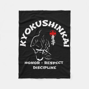 Kyokushin Karate1 Fleece Blanket