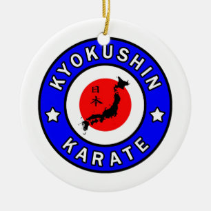 Kyokushin Karate Ceramic Tree Decoration