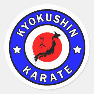Kyokushin Karate Classic Round Sticker