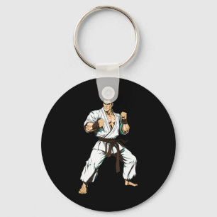 Kyokushin Karate Fighter - Japanese Martial Arts  Key Ring