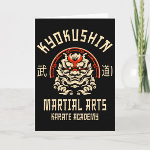 Kyokushin Karate Japanese Martial Arts  Card
