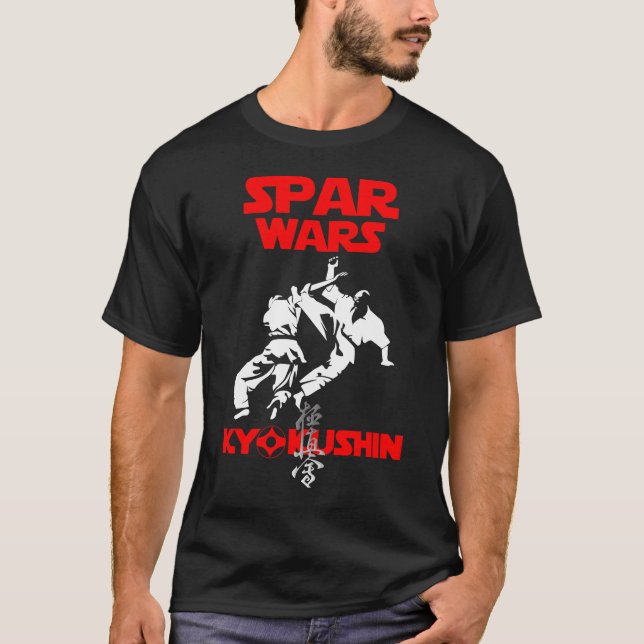 Kyokushin Karate Kumite Spar Wars Budo T-Shirt (Front)