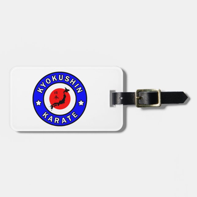 Kyokushin Karate Luggage Tag (Front Horizontal)