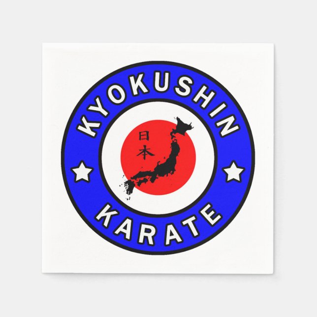 Kyokushin Karate Napkin (Front)