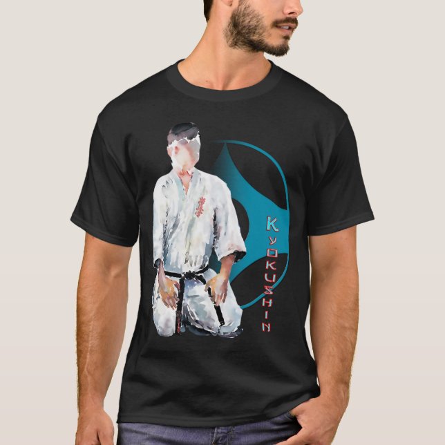 Kyokushin Karate Seiza Mukuso Martial Arts T-Shirt (Front)