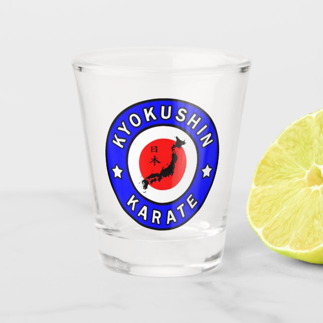 Kyokushin Karate Shot Glass (Front)