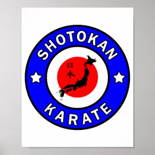Kyokushin Karate T Shirt  Poster