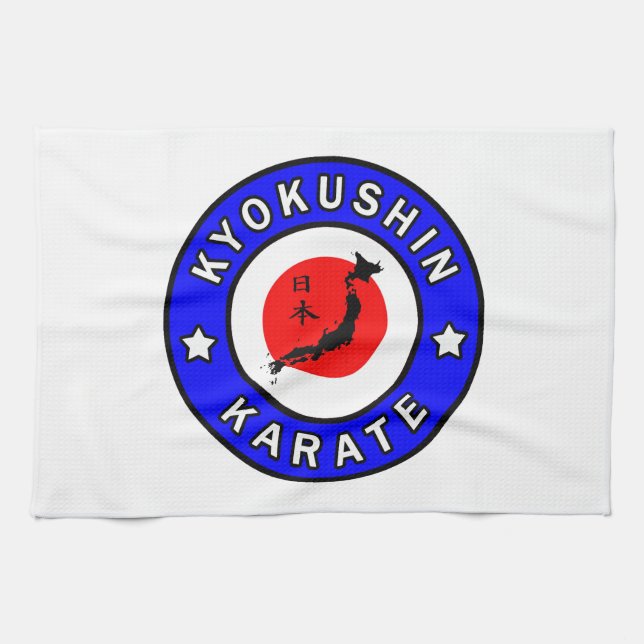 Kyokushin Karate Tea Towel (Horizontal)