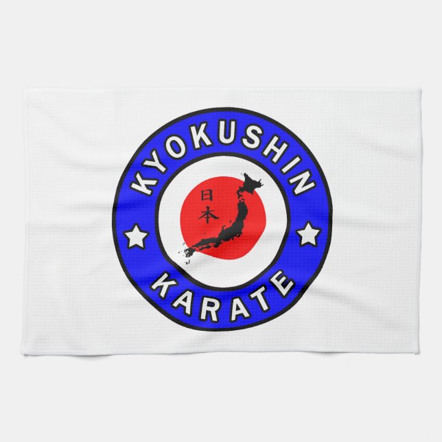 Kyokushin Karate Tea Towel (Horizontal)