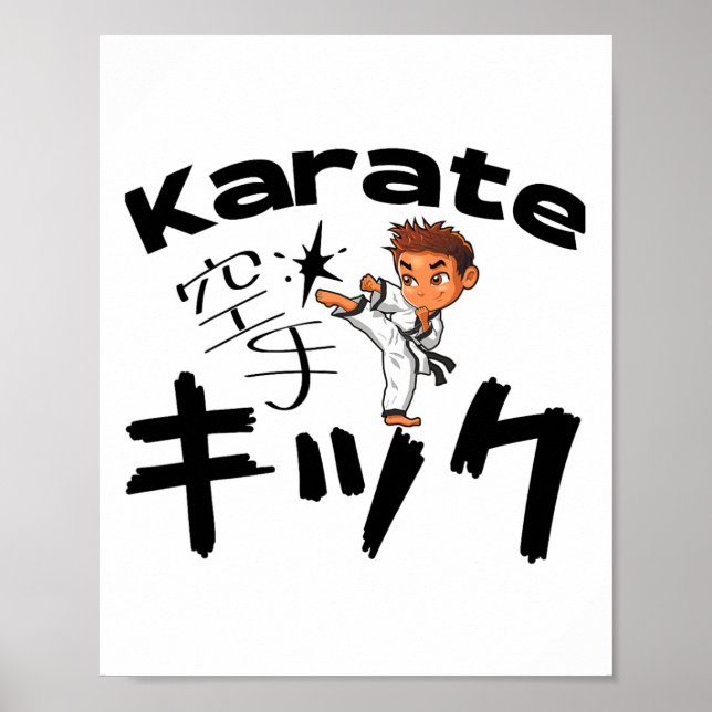 Kyokushin Kenpo Shotokan Karate For Boys  Poster (Front)