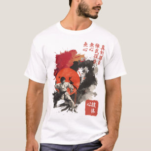 Kyokushin Sumi-E Warrior Mind Technique Body Art T-Shirt