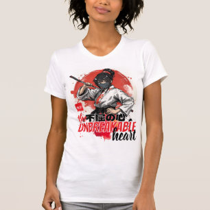 Kyokushin Unbreakable Heart Anime Warrior Ink Art T-Shirt