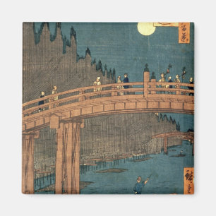 Kyoto bridge by moonlight magnet